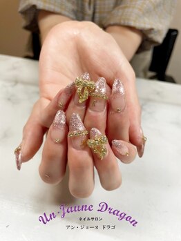 アン ジョーヌドラゴ/【自爪ネイル】キラキラネイル