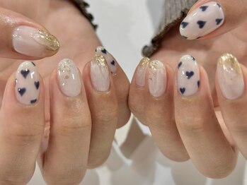 アイネイルズ 渋谷店(I nails)/【Karin.m】ハートニュアンス