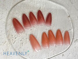 グラデーション チップ 長さ出し