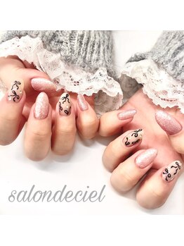 サロンドシエル(salon de ciel)/ラメキラキラ×リボンひらひら