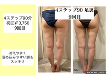 ハピネス(HAPPINESS)/4ステップ90分足裏　9回目