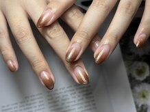 サロンドファン(salon de Fan)/きらきらラメ入りブラウンカラー