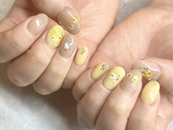 ネイルサロン シュシュ(Chou Chou)/イエローネイル