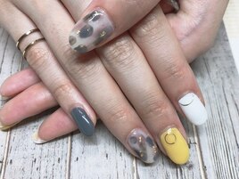 アニマル柄ネイル