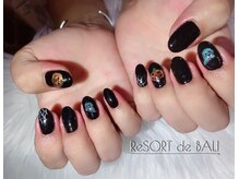 リゾートデバリ(ReSORT de BALI)/ハロウィンネイル＊*.