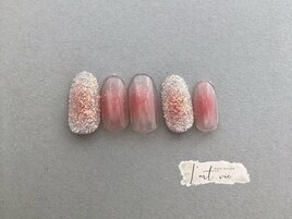 定額マグネット×チークネイル