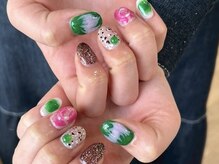 シエル(Ciel)/派手派手個性派ネイル　担当moe