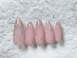 ラメちょんネイル