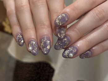 サトリネイルルーム(Satoril..nail room)/アメジスト/more art.○