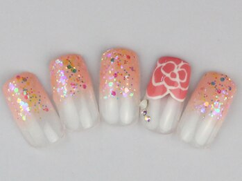 ライトネイルズ イバラキ(light nails IBARAKI)/シンプルきれい目ネイル♪