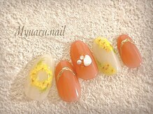ミュアルネイル(Myuaru.nail)/春 フラワーアート♪