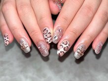 ブリスフルハピネス(Blissful happiness)/フラッシュとラメとリボンと豹柄