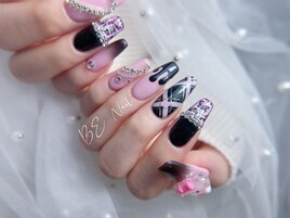 チェックネイルです