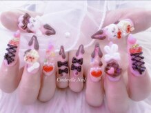 シンデレラネイル(CINDERELLA NAIL)/【チップ長さだしネイル】