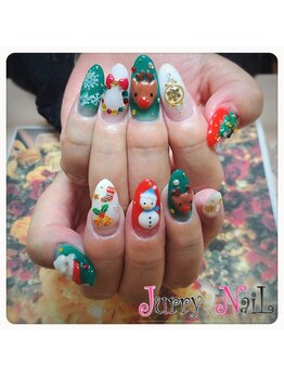 ジュリーネイル 所沢店/クリスマスネイル
