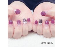 ラブネイル(LOVE NAIL)/定額丸フレンチネイル