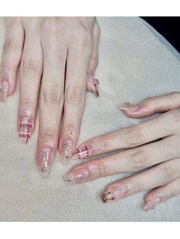 ヘブン ネイル 鶯谷(HEAVEN Nail)/チェックデザインネイル