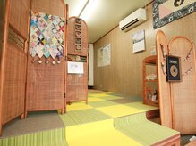 龍巳の雰囲気(落ち着いた和のリラックス空間♪施術中に寝られる方も多いです◎)
