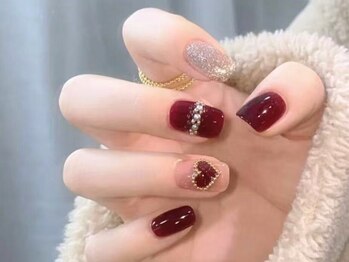 エーシン(Eshin)の写真/【全メニューオフ無料◎】彼も友達も思わず見惚れる!!うるうるちゅるんネイルで気分もときめきもUP♪