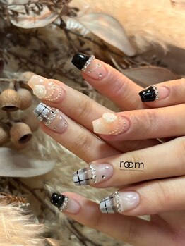 ルーム ビューティーラボラトリーズ(room beauty laboratories)/チェックフレンチ×フルオーダー