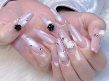 シャシャ(shasha)/ピンクマグネット×薔薇