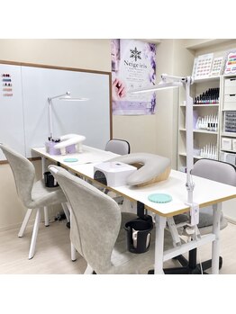 ネージュ アイリス 浅草(Neige iris)の写真/【浅草駅徒歩5分】落ち着いた小規模サロンでゆったりネイル時間を♪