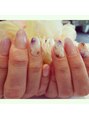 ネイル ドゥ 本店(Nail Doux) 奥行き感あるお花アート♪カラーチェンジで雰囲気も変わります♪