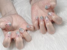 アリエス(Aries)/クリアーベースラメグラ＋リボン