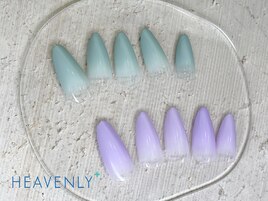 グラデーション チップ 長さ出し
