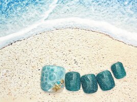 きらきら海ネイル