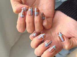 チェックネイル