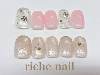 リッシュネイル 新百合ヶ丘店(riche nail)/シンプルアートコース