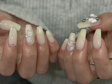 ジェミーネイル シンジュク(Jemiy nail shinjuku)/【Saki】フラワーリボン¥9480