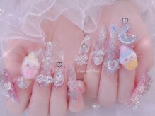 シンデレラネイル(CINDERELLA NAIL)/【チップ長さだしネイル】