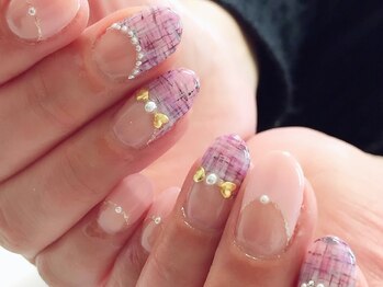 ラシェスキタモト (luscius kitamoto)/カラフルツイードネイル