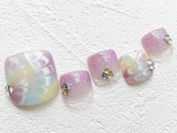 リーチェ ビューティアンドネイルサロン 大名店(Beauty&Nail Salon)/foot☆４月campaign