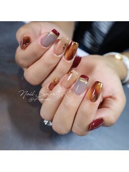ネイルサロン R/ニュアンス*べっ甲