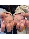 赤ネイル 結婚式 ネイル