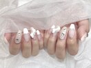 【Aina】ホワイトネイル