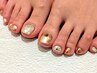 フォトギャラリー人気NO.1【フットキラキラとミラーネイル】¥9,900