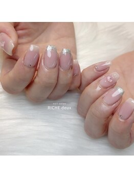 リッシュ ドゥ(RICHE deux)/控えめじゅんわりチークネイル