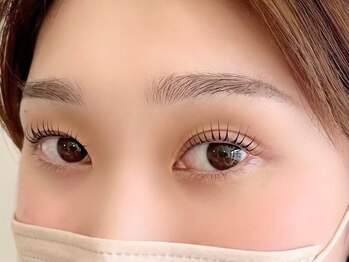 ルーアアイビューティー 光明池店(Lua eyebeauty)の写真/《高持続×美仕上がり》秘訣は施術途中のケアにあり◎時間が経ってもばらつきがなく、理想の目元をキープ＊