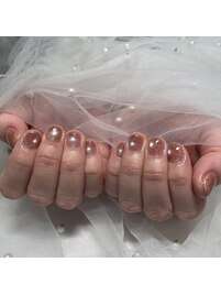 粒子粗めマグネットネイル