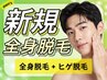 【メンズ全身脱毛】 全身脱毛+ヒゲ脱毛込み 16500円 ※初回限定