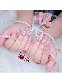 ジョシーネイルスタジオ(Josie Nail Studio)の写真/持ち込みアートOK★【店内サンプル8,500円】他と差のつくハイセンスアート♪