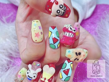 しんちゃん3dネイル Pg ネイルズガッシュ 溝の口店 Nails Gush のフォトギャラリー ホットペッパービューティー
