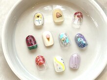 カラ ネイル 中津店(calla nail)/夏を楽しむアート！
