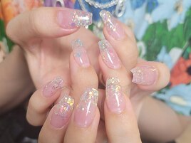 【スカルプ】ラメグラデーション