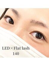 キー(Key.)/LED☆フラットラッシュ140本