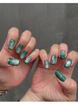 ルル アンド ワウ 薬院(Lulu&wau)/マグネット メタリックアート